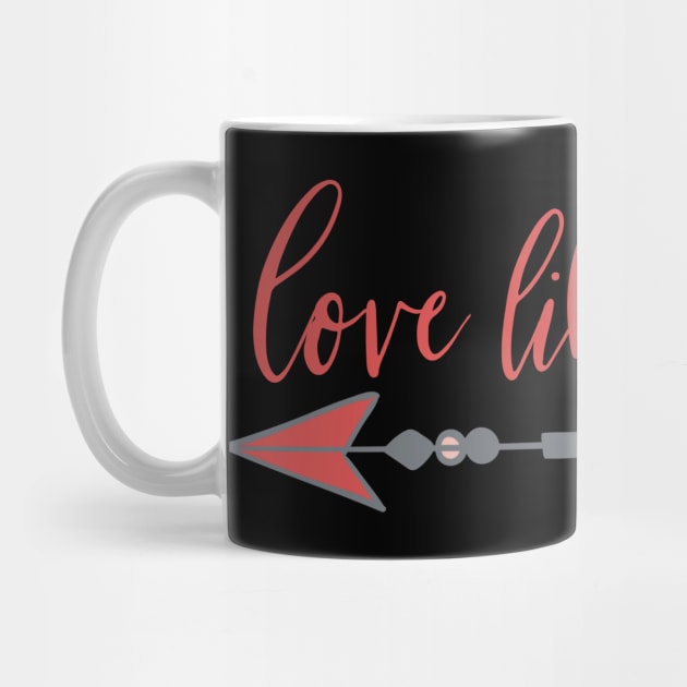 Love Like Jesus Boho Christian Arrow Design by BeLightDesigns